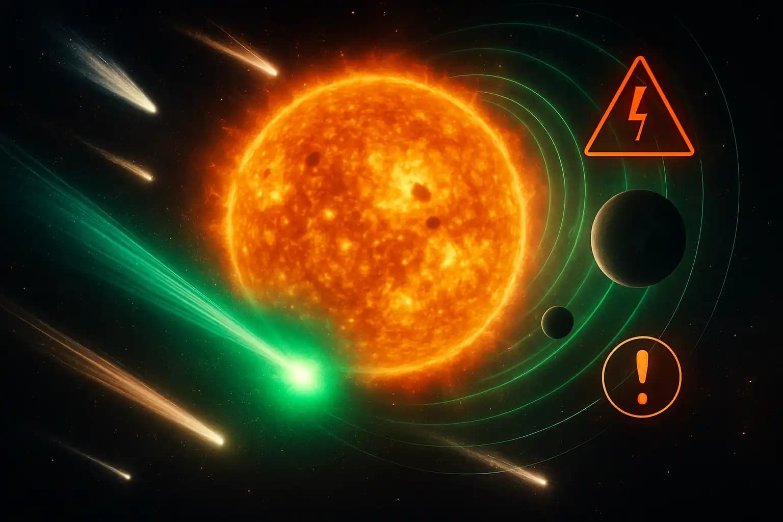 A Swarm of Comets and the Rise of 3I/ATLAS: Is the Solar Maximum Pushing Us Toward Cosmic Chaos?