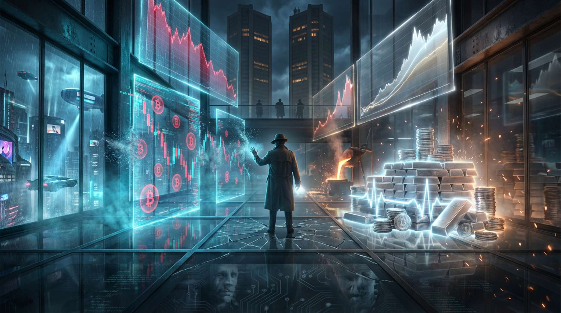 Bitcoin vs Silver 2025: Schiff’s ‘Mirror Crash’ Warning