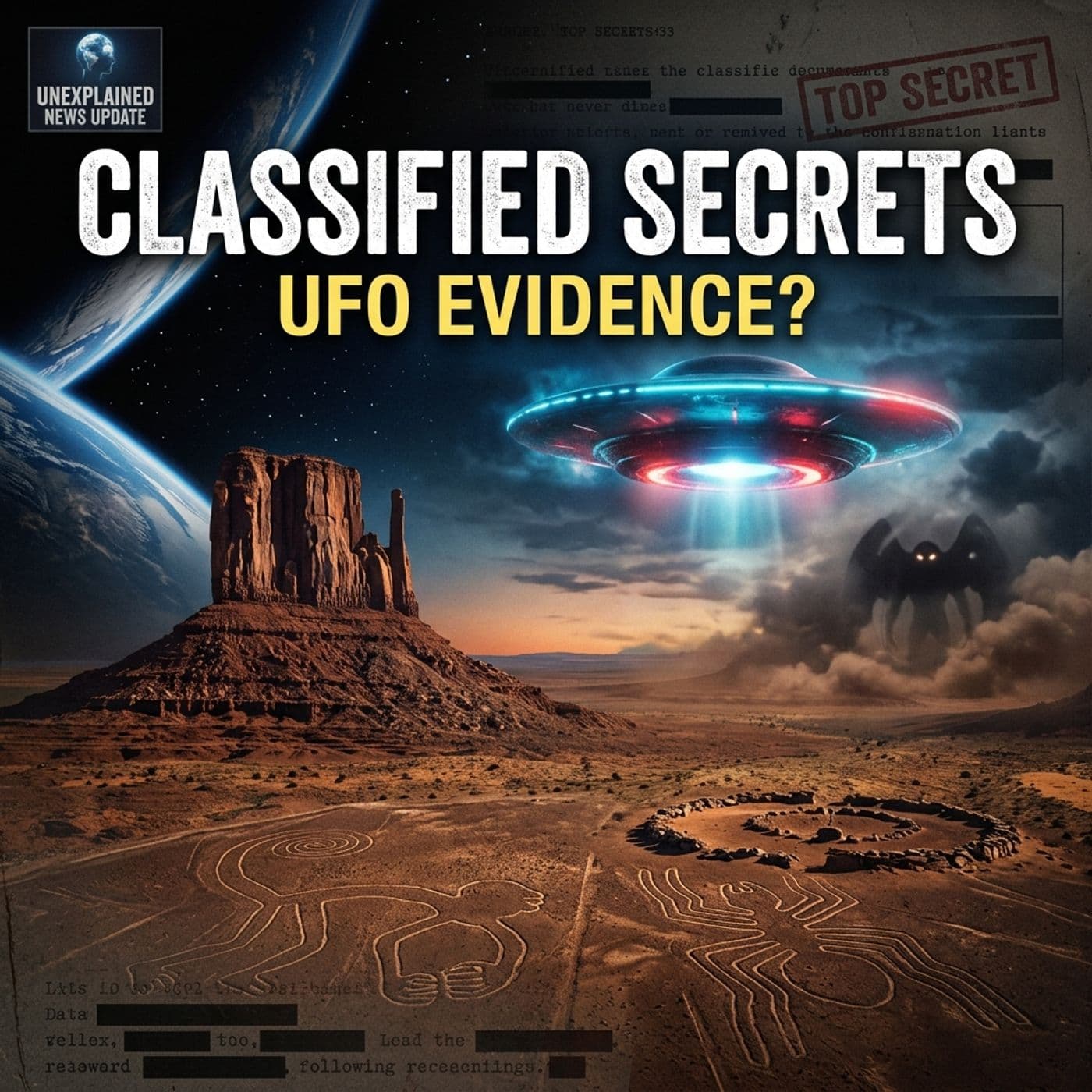 UFO Disclosure Shock: AI Finds Ancient Stone Circles, 303 Nazca Geoglyphs & CIA Psychic Spy Secrets
