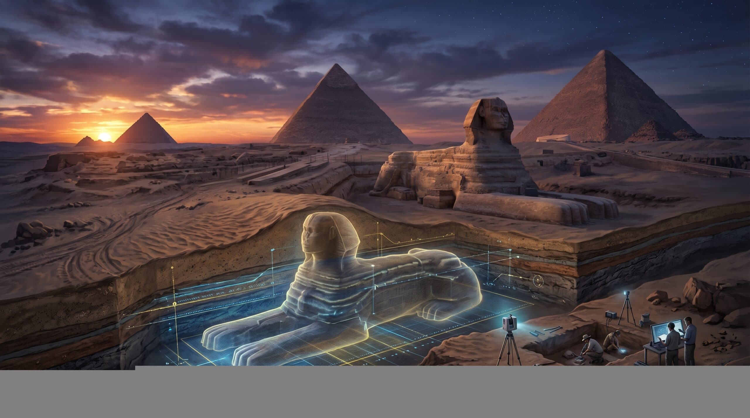 Second Sphinx Under Giza? What the Claim Says, What the Scans Show, and What Remains Unproven