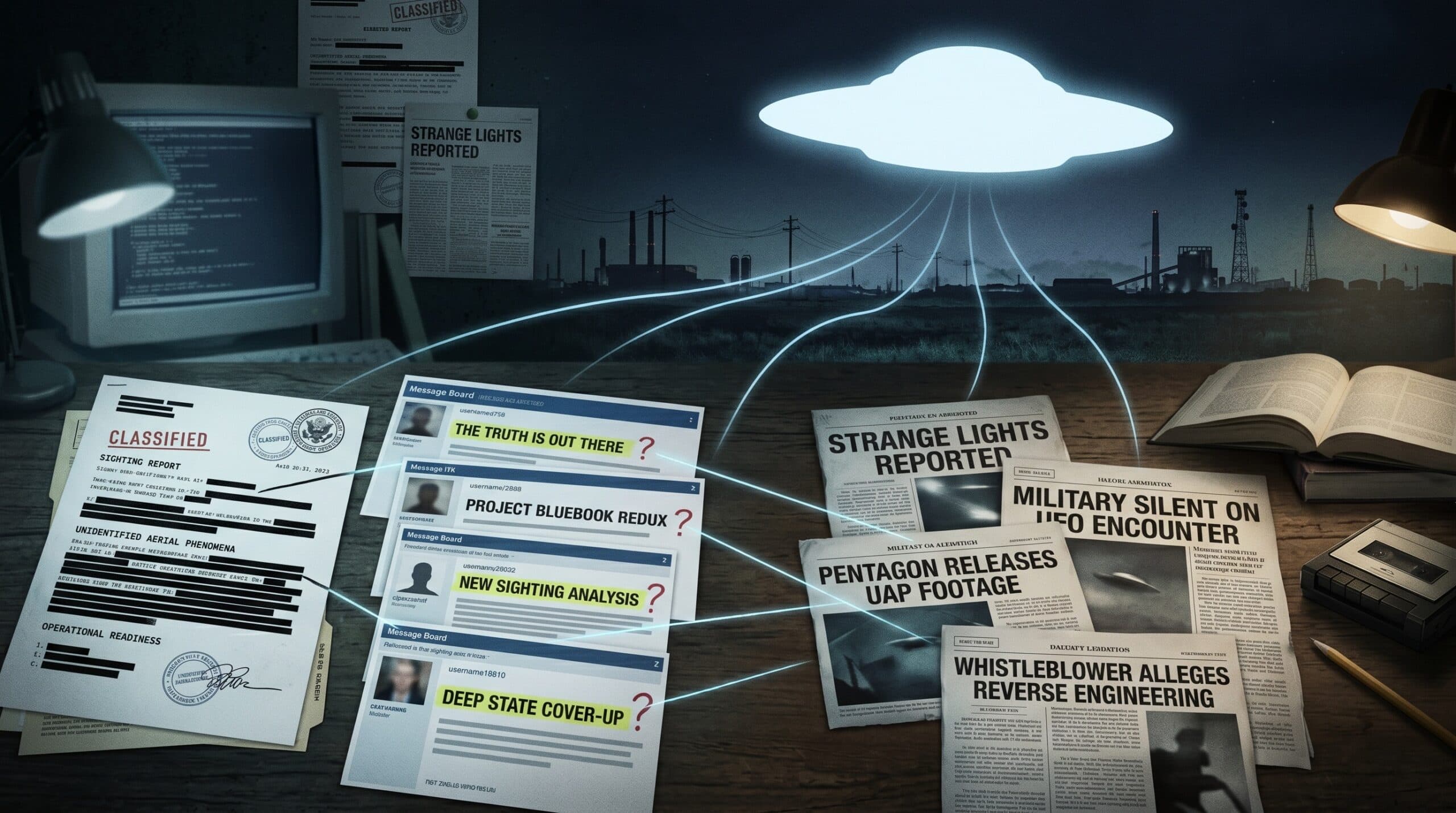 Why Every New UFO Leak Becomes the Same Online Story